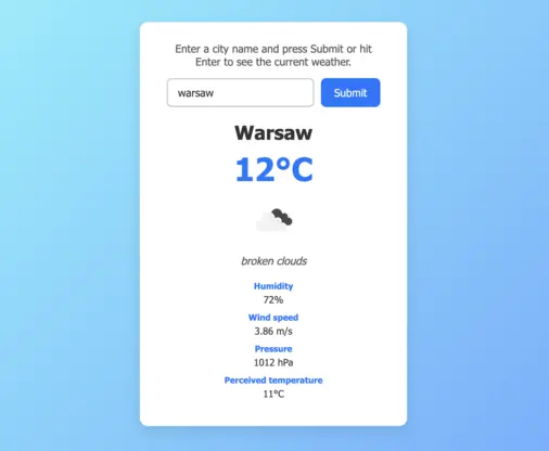 Weather App